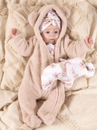 Pajacyk niemowlęcy ciepły polarowy dla dziewczynki Nicol 203272 56 cm Beżowy (5905601026419) - obraz 2