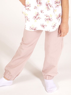 Дитячі спортивні штани для дівчинки Nicol 203276 110 см Бежеві (5905601026884) - зображення 1
