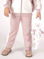 Niemowlęce spodnie dresowe dla dziewczynki Nicol 203278 56 cm Beżowe (5905601027072) - obraz 1