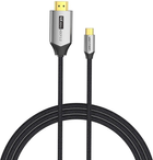 Kabel Vention USB Type-C - HDMI 1.5 m Black (6922794765153) - obraz 1