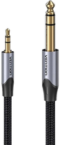 Kabel audio Vention 3.5 mm - 6.35 mm 0.5 m Grey (6922794756496) - obraz 1