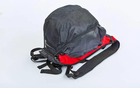 Рюкзак мото вело сумка с местом под питьевую воду питьевой системой на 2 отделения 6 л 49х16х8 см (476640-Prob) Черный с красным - изображение 3