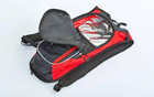 Рюкзак мото вело сумка с местом под питьевую воду питьевой системой на 2 отделения 6 л 49х16х8 см (476640-Prob) Черный с красным - изображение 6
