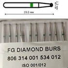 Бор алмазний FG стоматологічний турбінний наконечник упаковка 10 шт UMG КУЛЬКА 806.314.001.534.012 - зображення 2