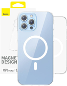 Etui Baseus OS-Lucent Series MagSafe do Apple iPhone 13 Pro Max Transparent (P60157202203-02) - obraz 1