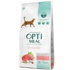 Сухой корм для кошек Optimeal Adult Cat Sterilised Beef & Sorghum с говядиной и сорго для стерилизованных