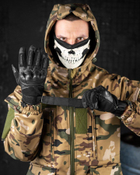 Тактичні рукавички ultra protect армійські black L - зображення 4