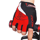 Рукавички велосипедні спортивні Nuckily PC01 без пальців XL Red XL - зображення 3