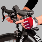 Перчатки велосипедные спортивные West Biking 0211189 с короткими пальцами M Red M - изображение 5