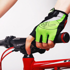 Перчатки велосипедные спортивные Nuckily PC01 без пальцев S Green S - изображение 3
