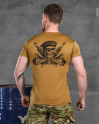 Тактическая потоотводящая футболка odin кайот вірний назавжди M - изображение 6