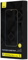 Загартоване скло Baseus Crystal для Apple iPhone 13/13 Pro/14 2 шт Black (SGBL110002) - зображення 1