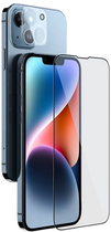 Набор Nillkin HD Загартоване скло + плівка для Apple iPhone 14 Plus Black (6902048250215) - зображення 1