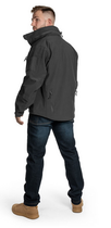 Куртка демисезонная Helikon-Tex Gunfighter Jacket - Shark Skin Windblocker Black Темно-синий M\R - изображение 3