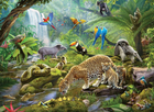 Puzzle Ravensburger Zwierzęta z lasu tropikalnego 60 elementów (4005556051663) - obraz 2
