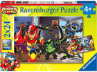 Puzzle Ravensburger Power Players 2 x 24 elementy (4005556051908) - obraz 1
