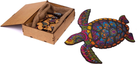 Puzzle drewniane PuzzleOK Długowieczny żółw 126 elementów (4821993007380) - obraz 3