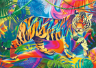 Puzzle Trefl Color Splash! Tiger Encounter 500 elementów (5900511374537) - obraz 2