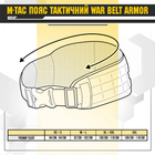 M-Tac пояс тактичний War Belt ARMOR Ranger Green XS/S - зображення 8
