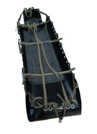 Тактические мобилизационные пластиковые носилки волокуши ЛЕЛЕКА-3, производитель Mypufik, 240х90х0,2см, чорный. - изображение 2