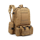 Рюкзак тактичний Smartex 3P Tactical 55 ST-002 khaki - изображение 1