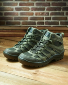 Берці літні тактичні черевики PAV 507 олива хакі шкіряні сітка Fee Air 46 - зображення 7