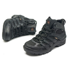 Берці літні тактичні черевики PAV 507 чорні шкіряні сітка Fee Air 40 - зображення 6