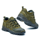 Тактичні кросівки літні PAV 4011 олива хакі шкіряні сітка Free Air 40 - зображення 6