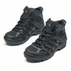 Берці літні тактичні черевики PAV 507 чорні шкіряні сітка Fee Air 41 - зображення 4