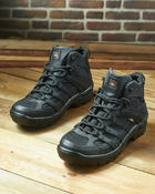 Берці літні тактичні черевики PAV 507 чорні шкіряні сітка Fee Air 41 - зображення 9