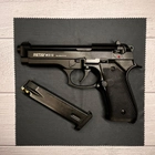 Стартовый пистолет Retay Beretta 92 + 20 патронов, Retay, Беретта 92 под холостой патрон 9мм , Сигнальный, Шумовой - изображение 2