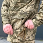 Мужская Куртка "М-65" рип-стоп с капюшоном и липучками для шевронов пиксель размер 4XL - изображение 6