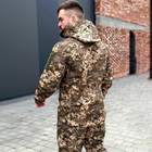 Чоловіча Куртка "Cans" Софтшелл на тонкому флісі з липучками для шевронів піксель розмір S - зображення 5