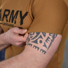 Мужская потоотводящая футболка Army Coolmax койот размер S - изображение 6