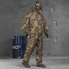 Костюм дождевик Water barrier из мембранной ткани / Влагозащищенная куртка + брюки пиксель размер 2XL - изображение 3