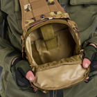 Нагрудная сумка 6л "Silver Knight" Oxford / Рюкзак-слинг с креплением Molle мультикам размер 25х23х10 см - изображение 6