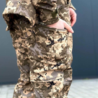 Чоловіча Водовідштовхувальна Форма "Cans" Софтшелл на флісі Куртка з капюшоном + Штани піксель розмір 4XL - зображення 6