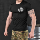 Потовідвідна чоловіча футболка Odin coolmax з принтом "Dzen" чорна розмір L - зображення 3