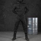 Мужская Форма рип-стоп Poseidon 3в1 Куртка + Брюки + Убакс черные размер S - изображение 3