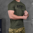 Чоловіча потовідвідна футболка Army Coolmax олива розмір M - зображення 3