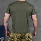 Чоловіча потовідвідна футболка Army Coolmax олива розмір M - зображення 4