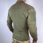 Мужской Убакс с карманами для налокотников / Износостойкая Рубашка олива размер L - изображение 4