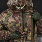 Мужской маскировочный костюм "GEN2" / Влагозащищенная куртка с капюшоном + брюки мультикам размер M - изображение 4