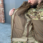 Мужская Демисезонная Куртка "Call Dragon" софтшел с капюшоном и липучками для шевронов мультикам размер L - изображение 8