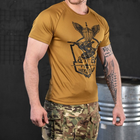 Потоотводящая мужская футболка Odin Coolmax с принтом ДШВ койот размер S - изображение 4