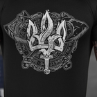Потовідвідна чоловіча футболка Odin Coolmax із принтом "Coat of arms" чорна розмір L - зображення 4