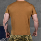 Мужская потоотводящая футболка Coolmax с принтом "Пехота" койот размер 2XL - изображение 4
