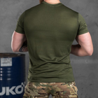 Потоотводящая мужская футболка "Animal" с анатомическим кроем олива размер L - изображение 4
