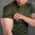 Потоотводящая мужская футболка "Animal" с анатомическим кроем олива размер L - изображение 5