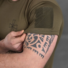 Мужская футболка Coolpass олива размер XL - изображение 6